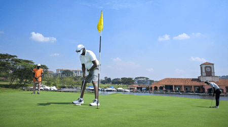 Golfing in Uganda