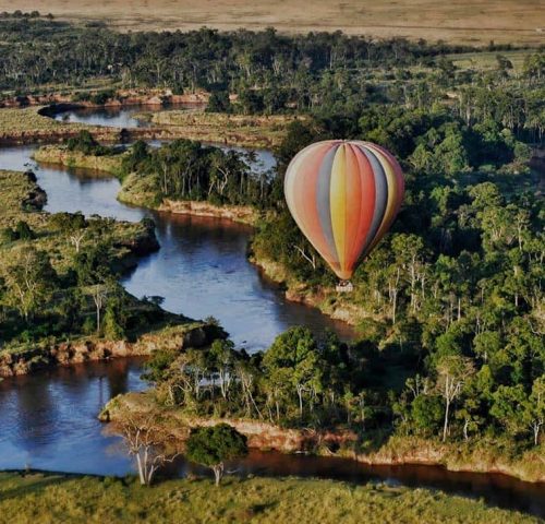 serengeti hot air ballon safari